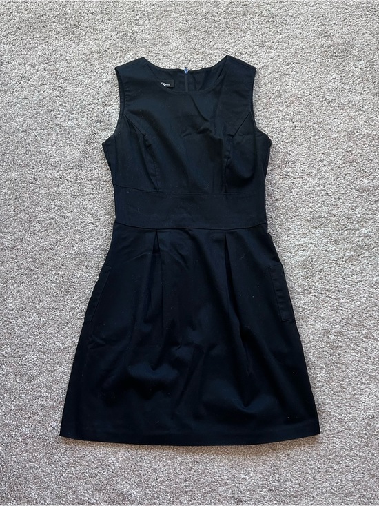 BCX Dresses & Skirts - BCX Dress Size 3 Juniors Black Sleeveless Fit & Flare Pockets Cotton Blend LBD